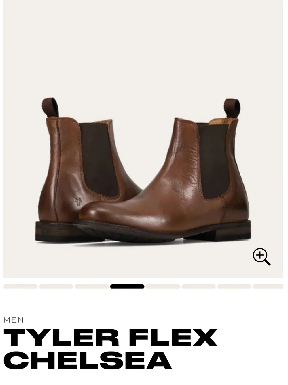 FRYE Tyler Flex Chelsea Boots - Cognac - Men’s 8.5